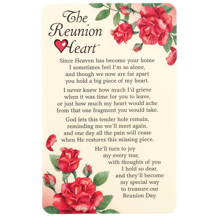 Reunion Heart Poem Card