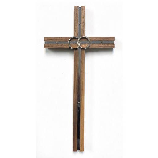 Cana Cross w/ Silver Rings 10"