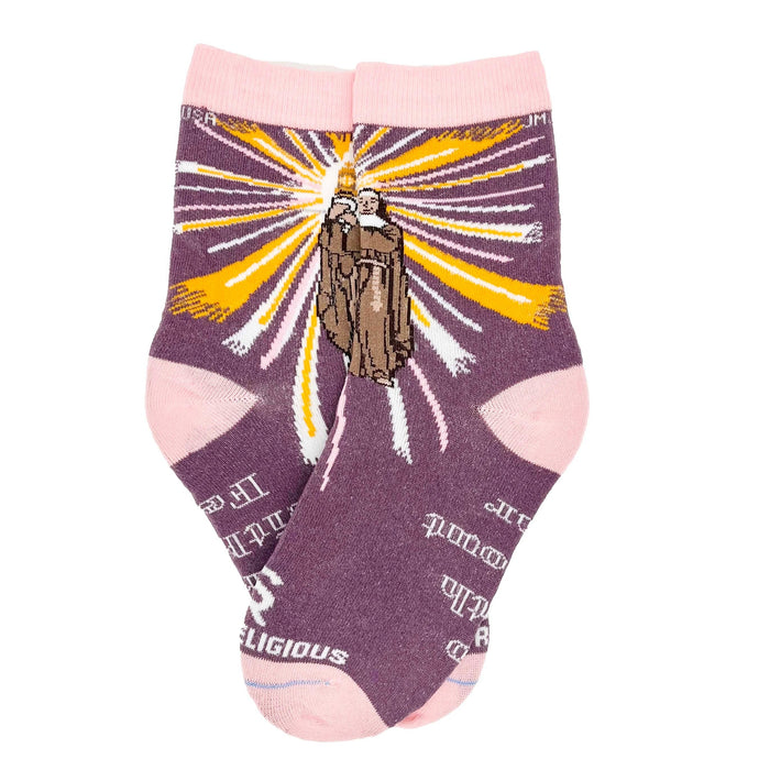 Sock Religious - St. Clare of Assisi Kids Socks