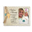 Baptism Blessings Fabric 4x6 Picture Frame (Blue)