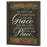 We Open Our Home 11x14 Shadow Box Wall Art