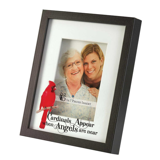 Cardinals Appear Memorial Shadow Box Frame 5x7
