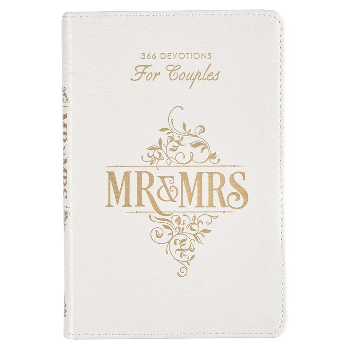 Mr. & Mrs. 366 Devotions for Couples Faux Leather Devotional