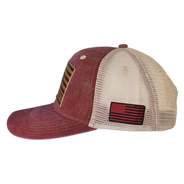 Hold Fast Leather Flag Men's Cap