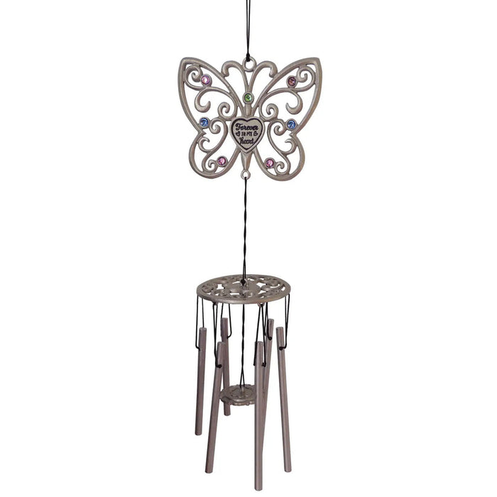 Forever in My Heart Butterfly Wind Chime