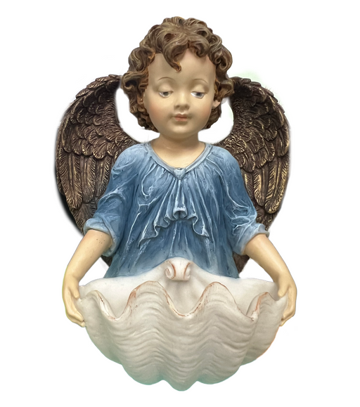 6" Angel Holy Water Font