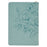 Rejoice Teal Faux Leather Classic Journal with Zippered Closure