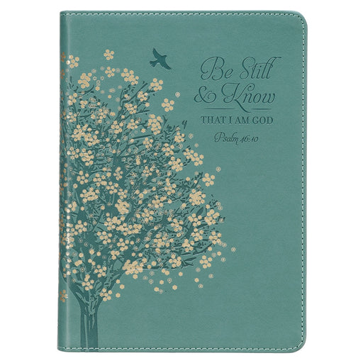 Be Still & Know Faux Leather Classic Journal - Psalm 46:10