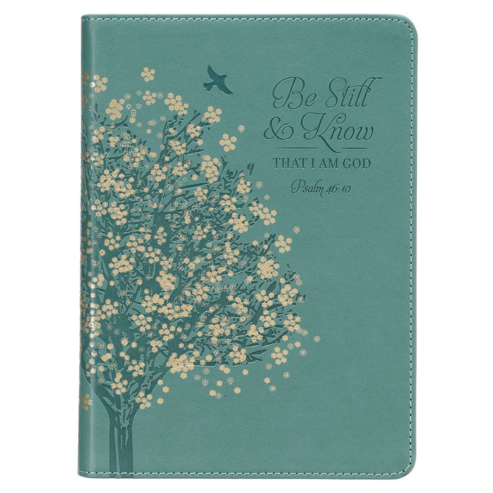 Be Still & Know Faux Leather Classic Journal - Psalm 46:10