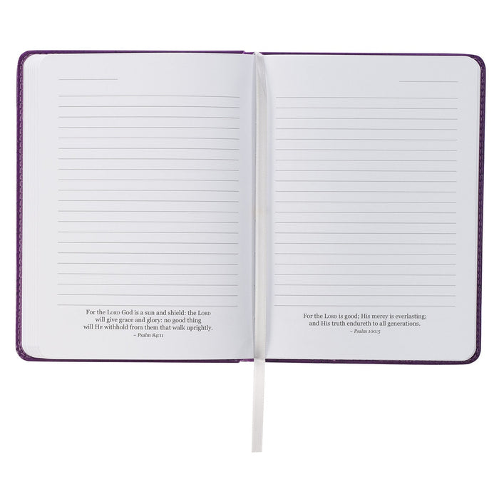 New Mercies Faux Leather Handy-sized Journal - Lamentations 3:22-23