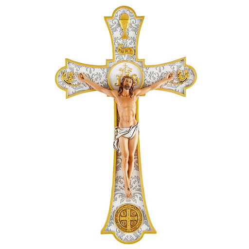 Holy Mass Wall Crucifix 8"