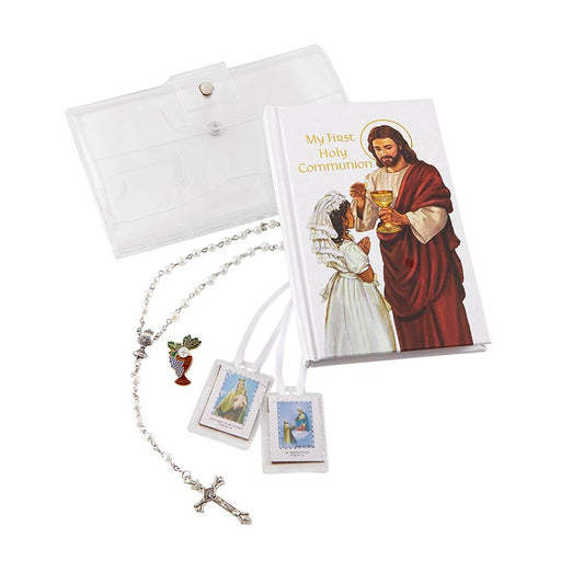 Heart of Jesus Girl First Communion Wallet Set