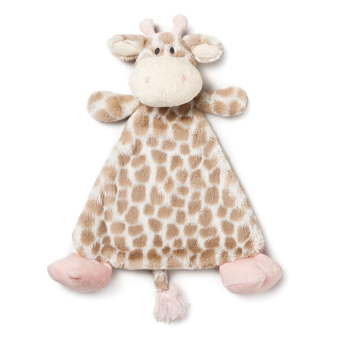 Sadie Giraffe Rattle Blankie - 9.5x12"