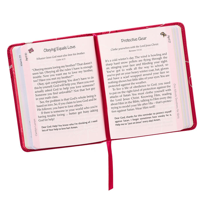 One Minute Devotions for Girls (Faux-Leather Bound)