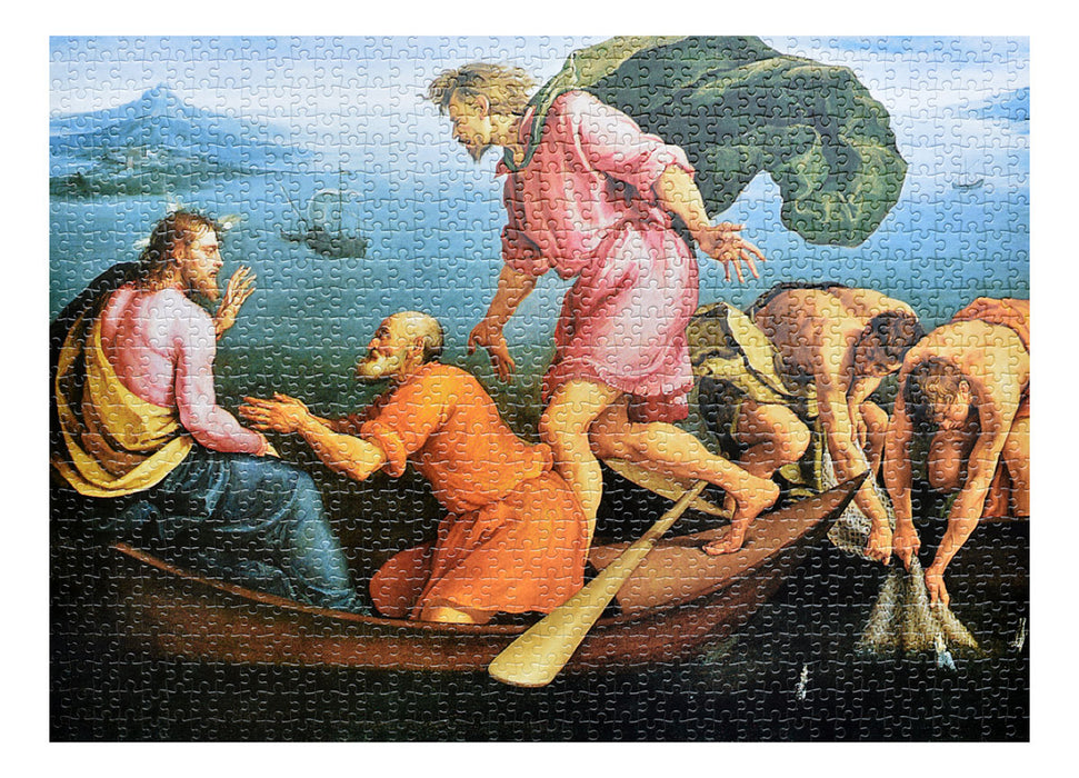 The Masters: Miraculous Draught of Fishes by Bassano Jigsaw Puzzle - 1000 Pieces