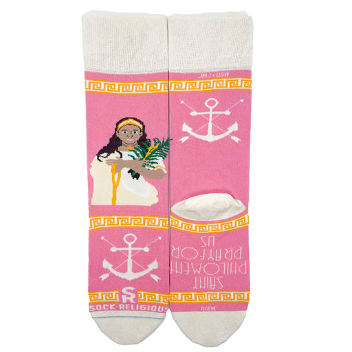 Sock Religious St. Philomena Socks