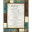 Footprints in the Sand 11x14 Double Layer Wall Plaque