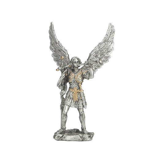 4" Pewter St. Gabriel Statue