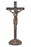 13.75" Bronze Standing Crucifix