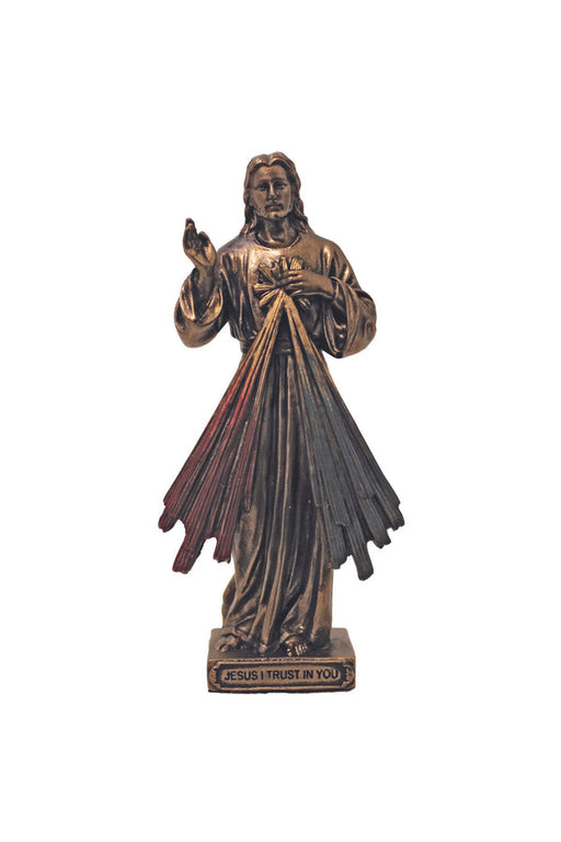 Divine Mercy 3.5" Bronze Statue
