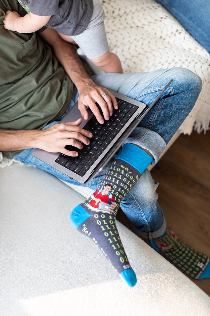 Sock Religious Bl. Carlo Acutis Coding Socks — St. Patrick's Gifts & Books