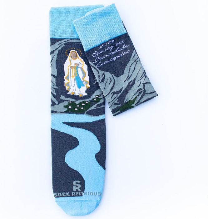 Sock Religious Our Lady of Lourdes Socks