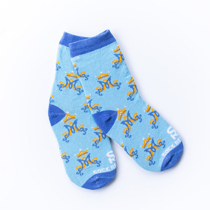 Sock Religious - Marian Monogram Kids Socks