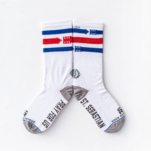 Sock Religious - St. Sebastian, Patron of Athletes Kids Socks