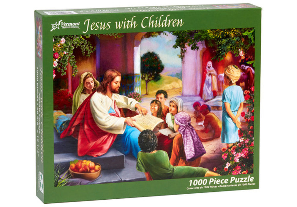Jesus with Children Jigsaw Puzzle - 1000 Pieces