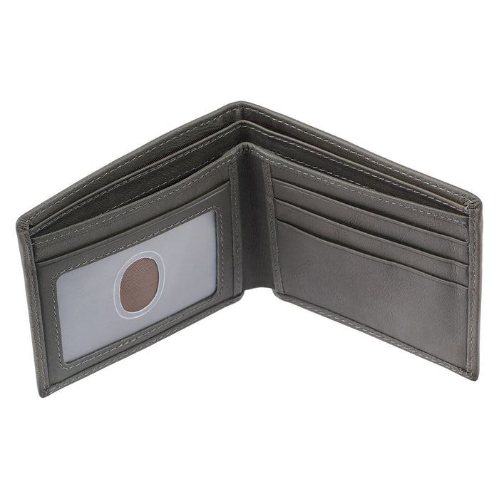 Salt Of The Earth Gray Genuine Leather Wallet