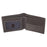 Be Strong in the Lord Charcoal-Brown Genuine Leather Wallet