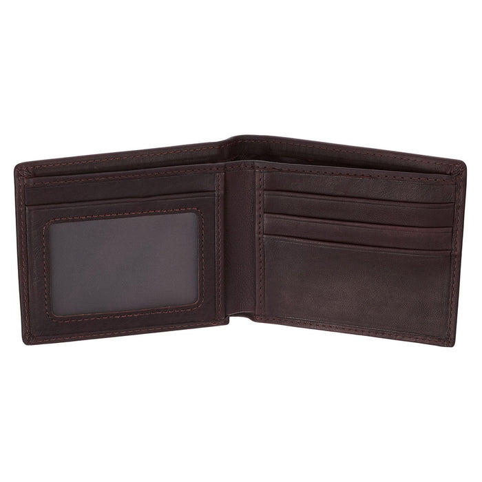 Trust in the Lord Dark Brown Full Grain Leather Wallet