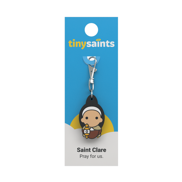 Tiny Saints Charm - St. Clare of Assisi