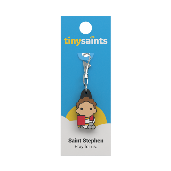 Tiny Saints Charm - St. Stephen