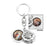 Divine Mercy and Padre Pio Rose Keychain