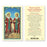 Sts. Cosmas & Damian Laminated Holy Card