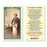 Students Prayer with St. Thomas Laminated Holy Card