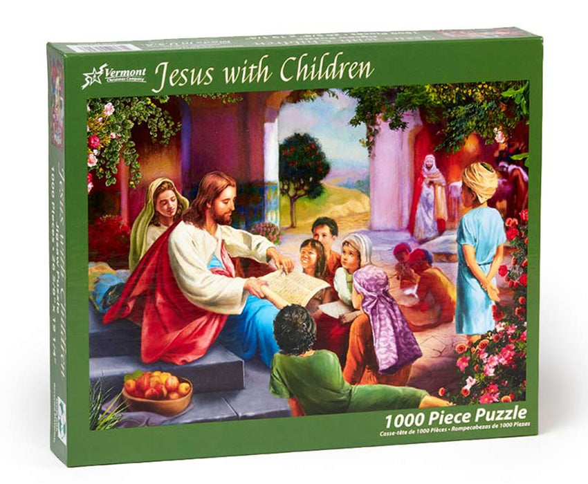 Jesus with Children Jigsaw Puzzle - 1000 Pieces