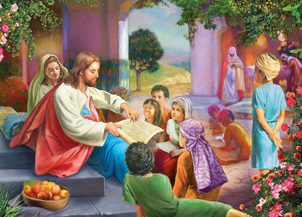 Jesus with Children Jigsaw Puzzle - 1000 Pieces