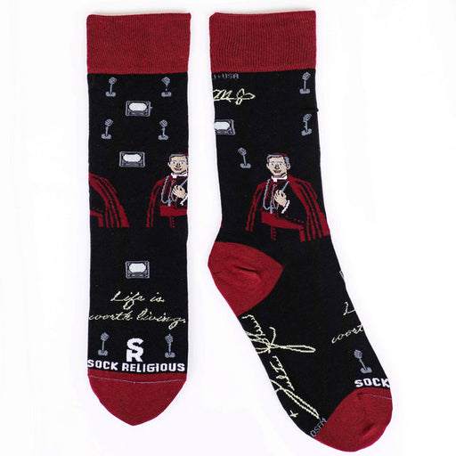 Sock Religious Archbishop Fulton Sheen Socks