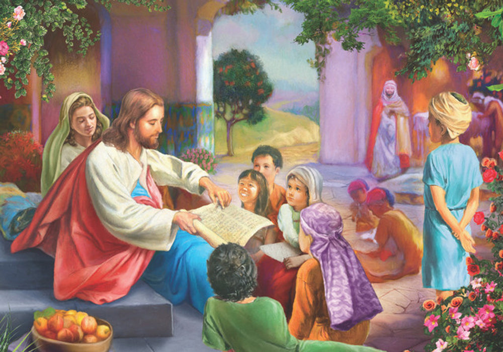 Jesus with Children Jigsaw Puzzle - 1000 Pieces