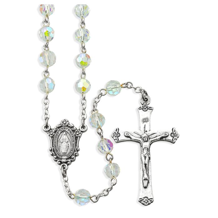 Crystal Bead 7mm Rosary