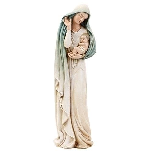 Mary with Child Statue 12"