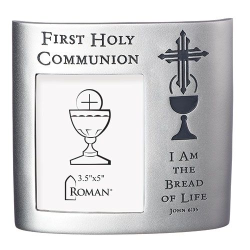 First Holy Communion/Bread of Life Silver Tone Frame