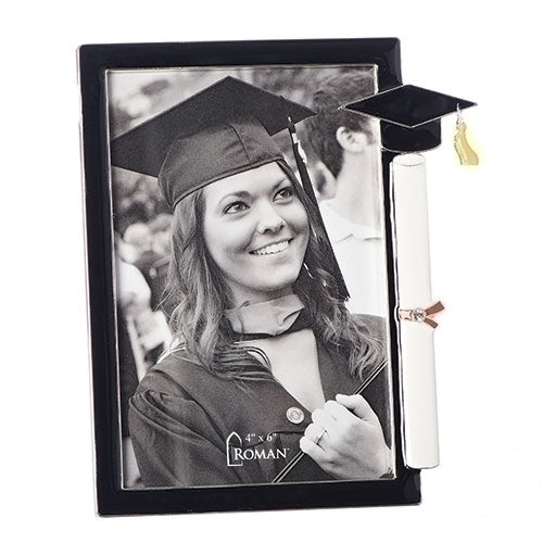 Graduation Hat & Diploma Frame 4x6