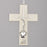First Communion Polished Mother of Pearl 7" Cross