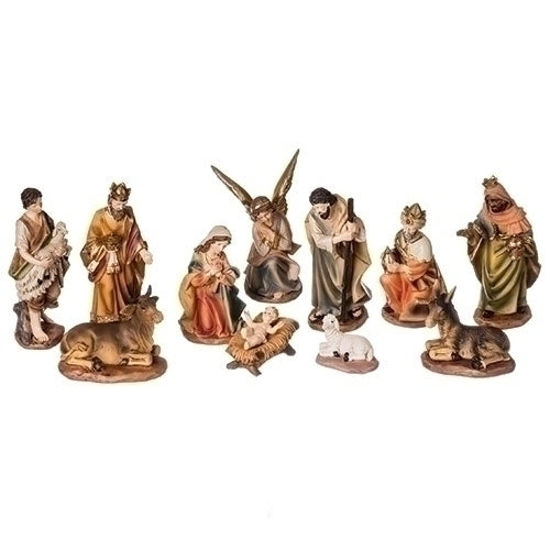 12 pc. Full-Color Nativity Scene