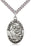 St. Anthony of Padua Medal w/ 24" Chain - Sterling Silver