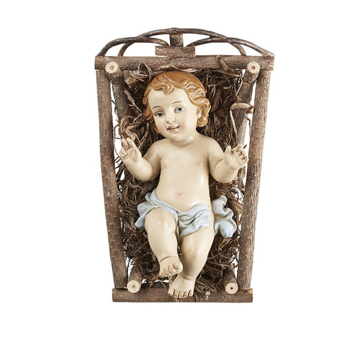 Infant Jesus with Crib 8.25"