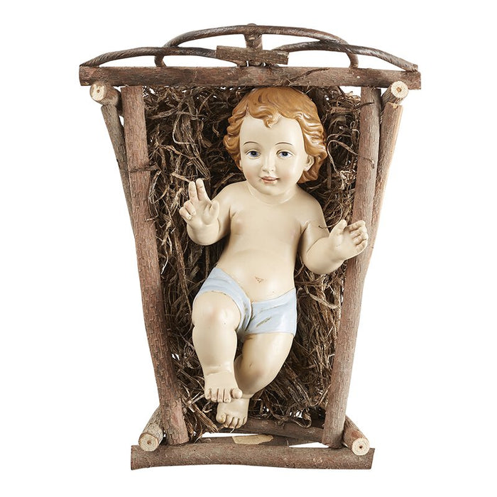 Infant Jesus with Crib 10.5"